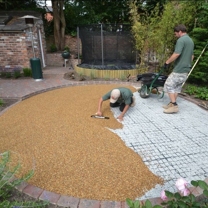 Instructies voor het leggen van een steentapijt